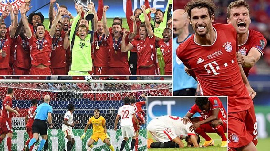 Toàn cảnh Siêu Cúp châu Âu: Nhân tố bất ngờ ghi "bàn thắng vàng" cho Bayern